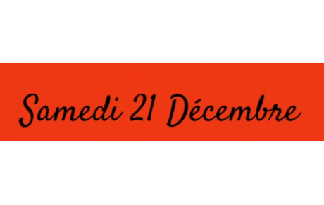 SAMEDI 21 décembre: il y a cours 