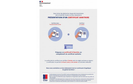 GR et pass sanitaire 